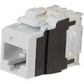 Panduit Cable Jack Module, Punchdown, Cat 6A/Class EA, ABS Plastic Module Housing NK6X88MWH